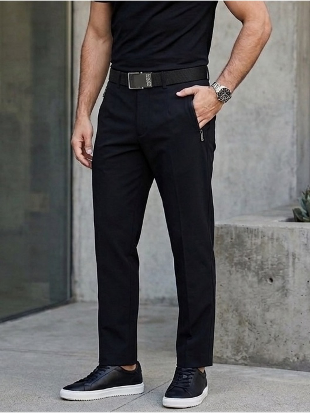 Versace Jeans Couture Men's Black Casual Pants Size 34